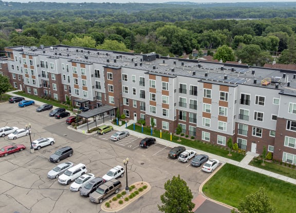Drone View at The Quill 55+ Apartments, Hastings, 55033