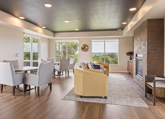 Clubroom at The Quill 55+ Apartments, Hastings, Minnesota