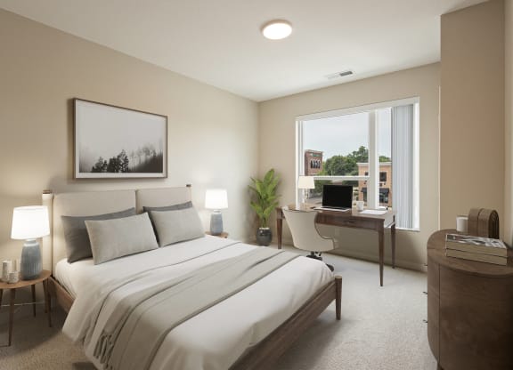 Large Bedroom at The Quill 55+ Apartments, Minnesota, 55033