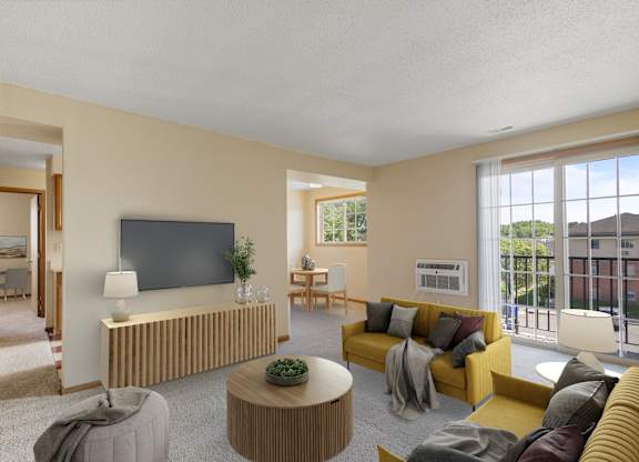 Main Living Room at Ames Lake Neighborhood Apartments, St. Paul