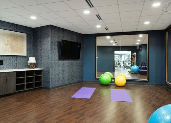 Yoga Studio Residences at 1700 Fitness Center Yoga Studio, Minnetonka