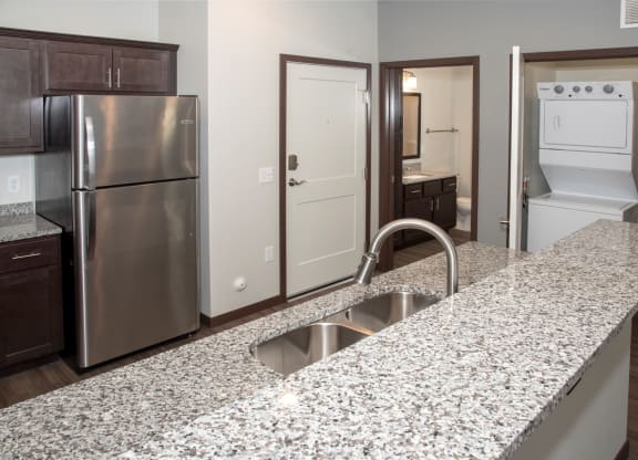 Granite Countertop Kitchen at Lake Jonathan Flats, Chaska, MN, 55318