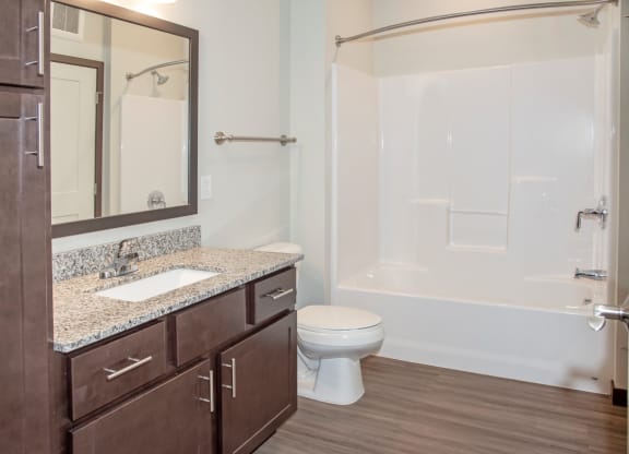 Bathroom With Bathtub at Lake Jonathan Flats, Chaska