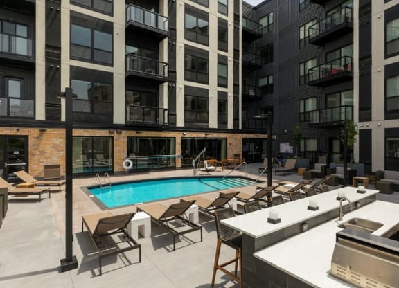 Outdoor Pool Residences at 1700 Minnetonka, MN