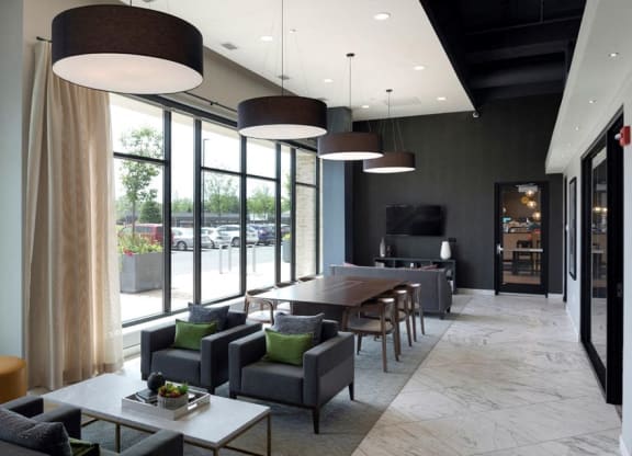 Relaxing Resident Lounge,  Residences at 1700, Minnetonka