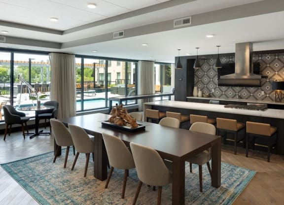 Well Equipped Kitchen And Dining, Residences at 1700, Minnesota