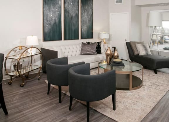 Expansive Living Room, Residences at 1700, Minnetonka, MN 55305