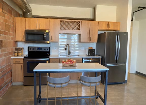 Eat-In Kitchen at 700 Central Apartments, 700 Central Avenue, Minnesota