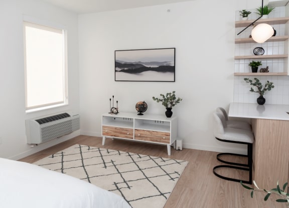 Studio  Living Area at CityLine Apartments, Minneapolis, MN