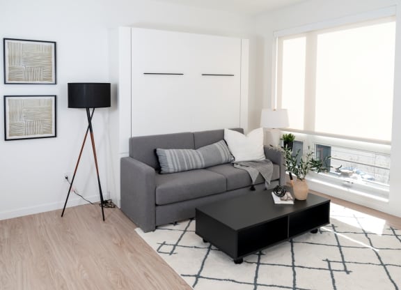 Spacious Living Room at CityLine Apartments, Minneapolis, Minnesota