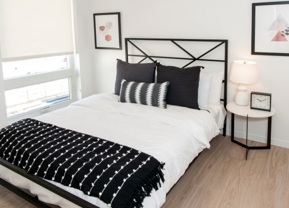 Lavish Bedroom at CityLine Apartments, Minneapolis