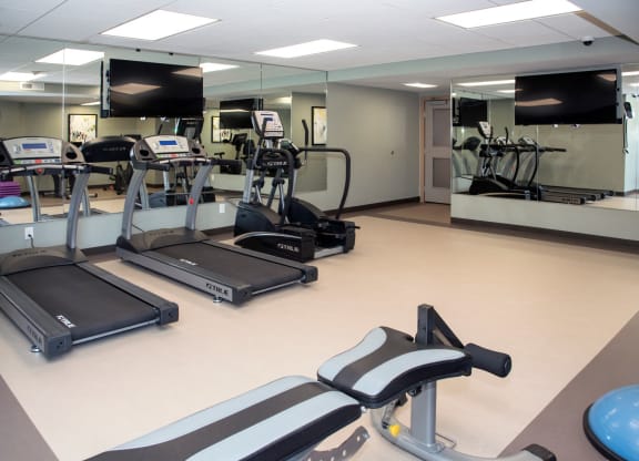 State-of-the-Art Fitness Center at Aspenwoods Apartments, Minnesota, 55123