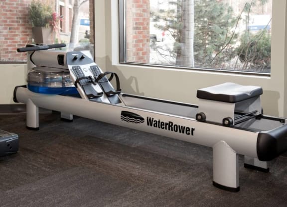 Fitness center at Aspenwood Apartments, Eagan, MN