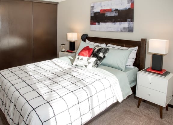 Well Appointed Bedroom at Eagan Place, Minnesota, 55123