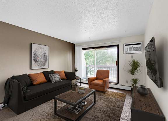 Family Living Room Space at Burnsville Parkway Apartments, Burnsville, Minnesota