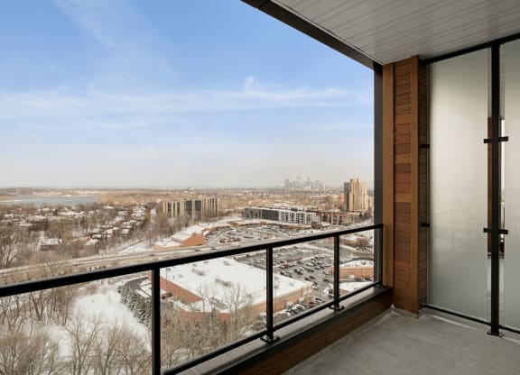 Balcony View at Calhoun Towers, Minneapolis, MN