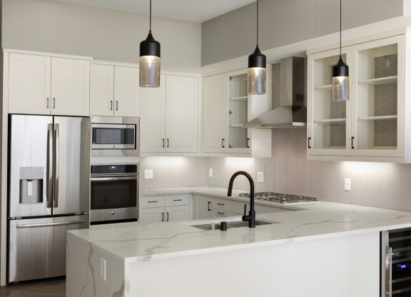 Spacious Full Size Kitchen at Calhoun Towers, Minnesota