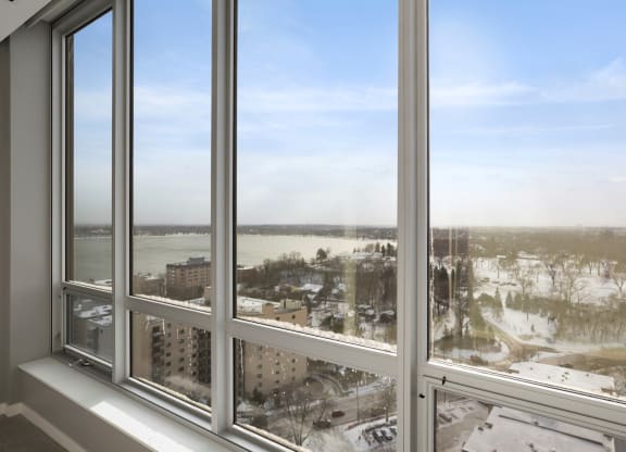 Bedroom View at Calhoun Towers, Minneapolis, Minnesota