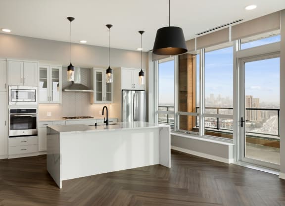 Modern Kitchen at Calhoun Towers, Minneapolis, MN, 55416