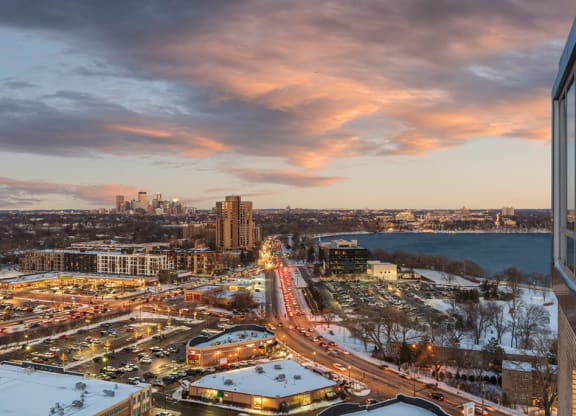 Sun Set View at Calhoun Towers, Minnesota, 55416