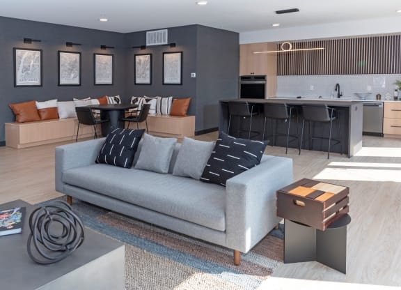 Clubroom at CityLine Apartments, Minneapolis, MN