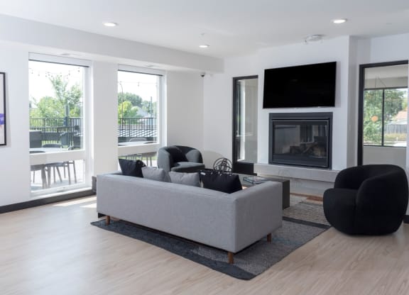 Community Room at CityLine Apartments, Minnesota