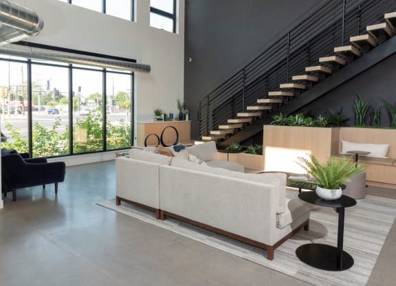 Spacious Lobby at CityLine Apartments, Minneapolis, MN, 55406