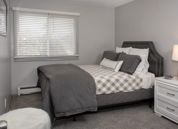 2 bedroom 1 bath - 2nd bedroom with queen bed and nightstand