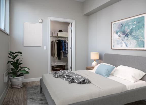 Large Bedroom with closet at Custom House Penthouse, MN