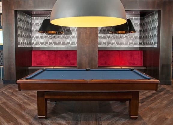 Billiards Table In Game Room at Custom House, St. Paul, 55101