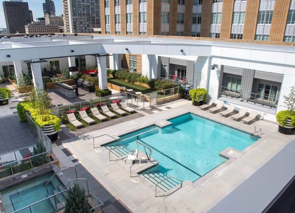 Pool Area at Custom House, Saint Paul, MN