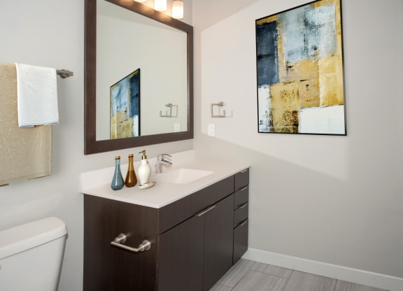 Spa Inspired Bathroom at Custom House, Minnesota, 55101