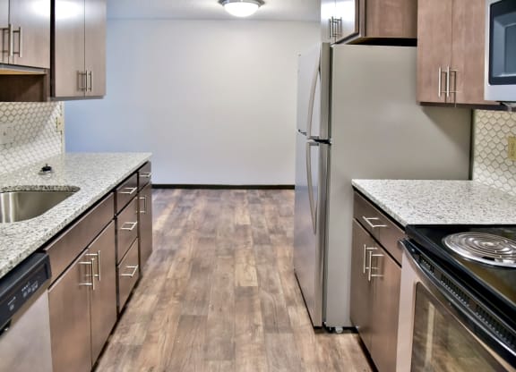 Dishwasher, Refrigerator, Microwave In Kitchen at Eagan Place Apartments, Eagan, 55123