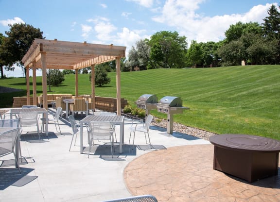 Cozy up at our fire pit in Eden Prairie, MN