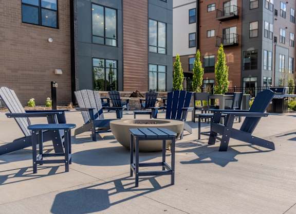 Outdoor Firepit Patio at The Edison at Maple Grove, Maple Grove