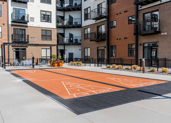 A basketball court at The Edison at Maple Grove, Maple Grove, 55311 