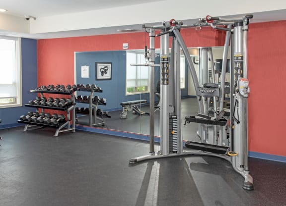 Fitness Center Strength and Conditioning Equipment at Lake Jonathan Flats, Chaska, 55318