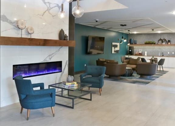 Lobby Waiting Area at Grove80 Apartments, Cottage Grove, Minnesota