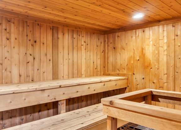 Sauna Room at Hillsborough Apartments, Roseville, Minnesota