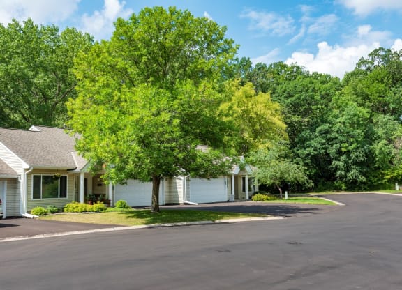 a house with a large tree in front of it