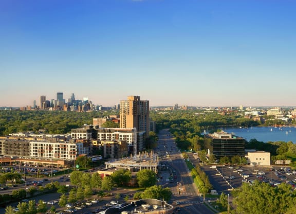 Aerial View at The Original at West Lake Quarter, Minneapolis, MN
