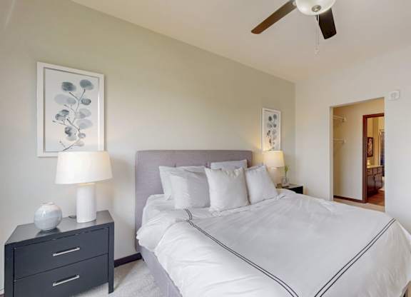 White Bedroom at Lake Jonathan Flats, Minnesota, 55318