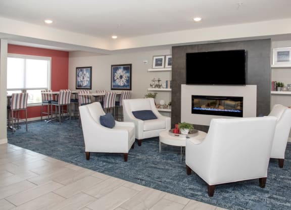 Social Lounge With TV at Lake Jonathan Flats, Chaska, 55318