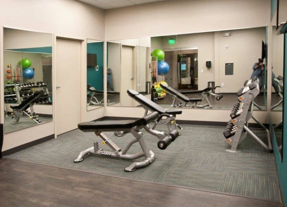 Fitness Center with Separate Spin Room at Shoreview Grand, Shoreview, Minnesota