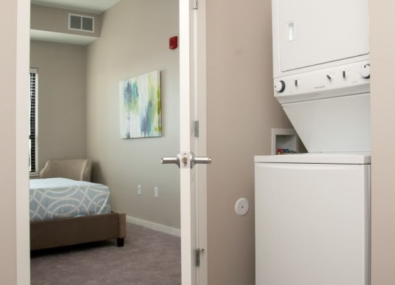 The Axis Model Bedroom Laundry Washer Dryerat The Axis, Plymouth