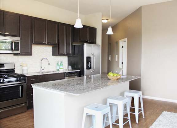 Gourmet Kitchens with Islands at Overlook on the Creek, Minnetonka, 55305