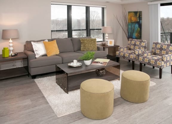 Large Living Room at The Axis, Plymouth, Minnesota