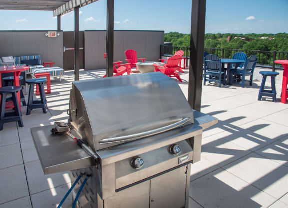 Rooftop Grill Station at Lake Jonathan Flats, Chaska