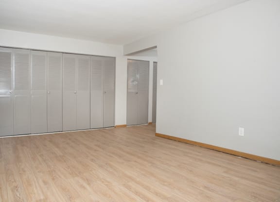 1 bedroom - garden level, tons of closet space
