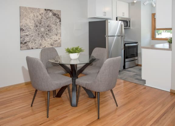 dining and kitchen